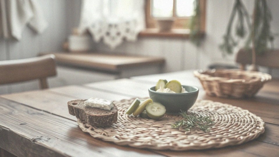 Jakie inne produkty można łączyć z ogórkami kiszonymi na kolację?