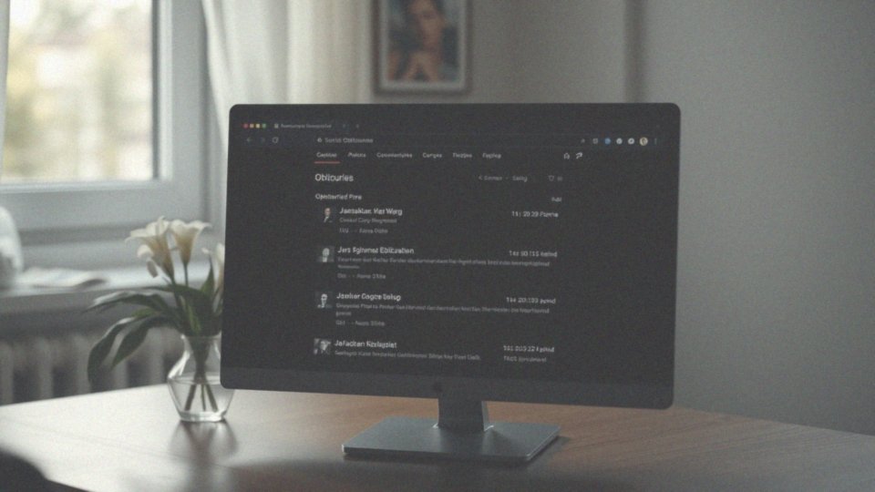 Jak portale internetowe mogą dostarczyć informacji na temat daty pogrzebu?