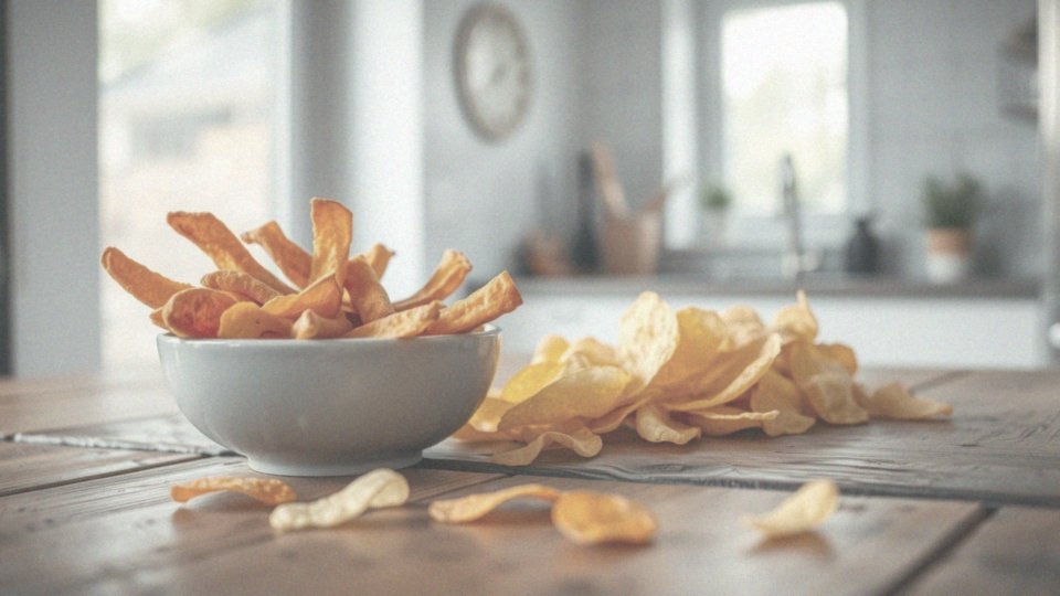 Jakie są różnice między chipsami z marchewki a tradycyjnymi chipsami ziemniaczanymi?