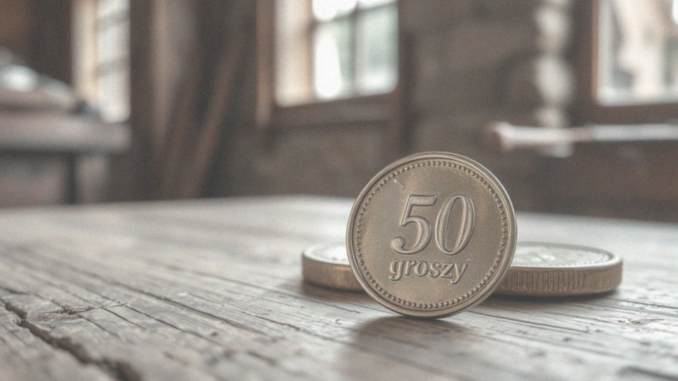 Z czego wykonana jest moneta 50 groszy?