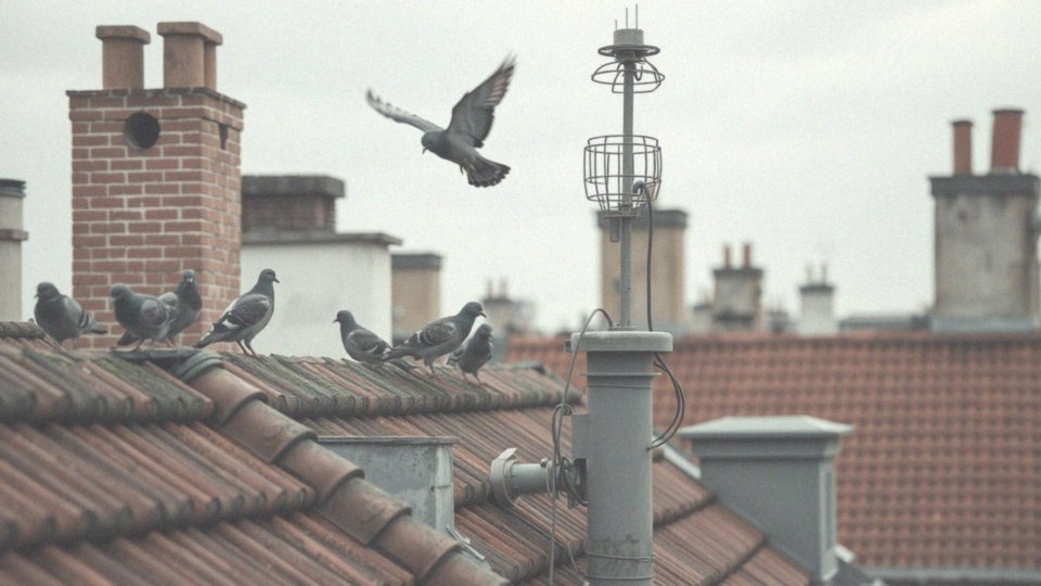 Jak atrapy ptaków drapieżnych wpływają na gołębie?