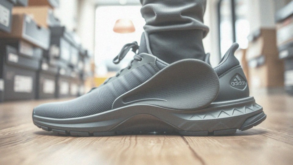 Jakie elementy zawierają adidasy na płaskostopie?